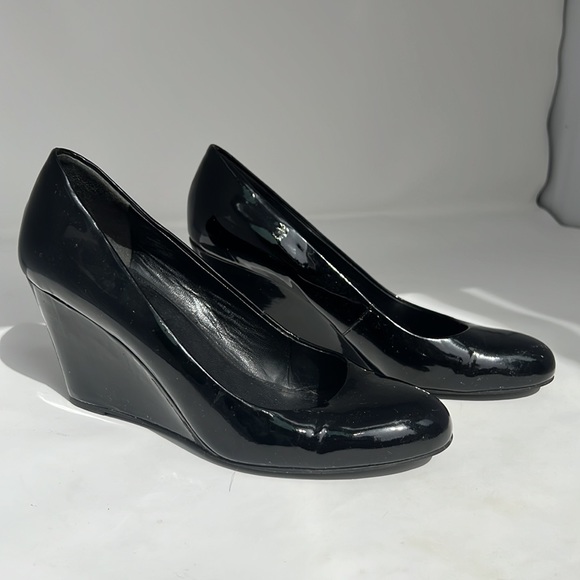 via spiga black patent leather wedges - Picture 2 of 7